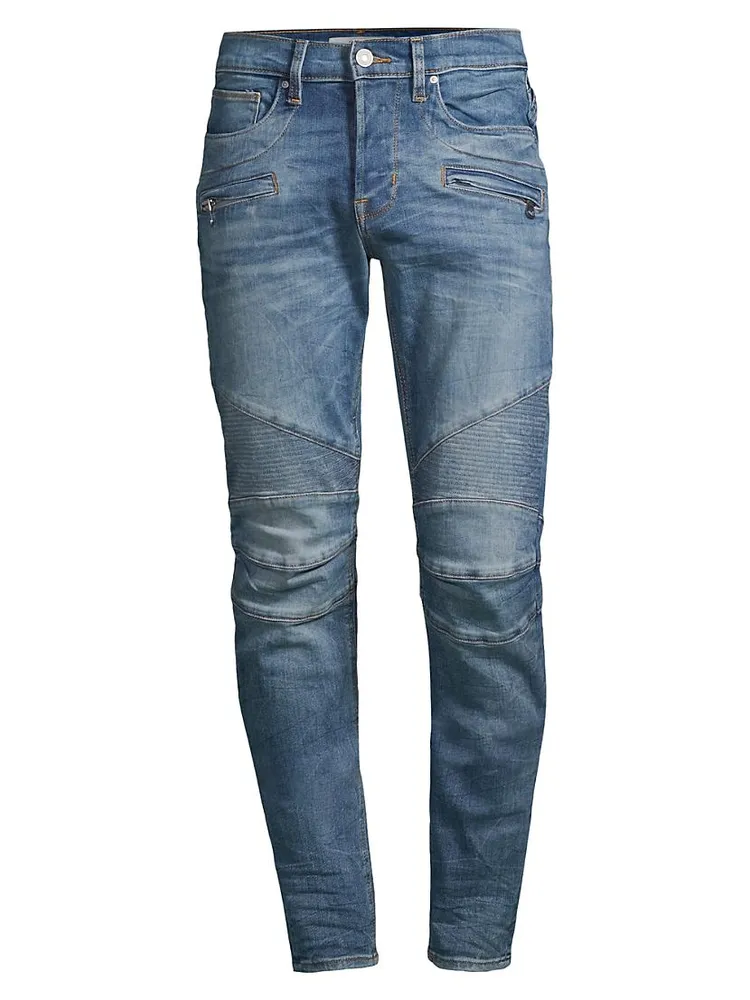Blinder Biker V2 Ribbed Stretch Skinny Jeans