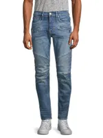Blinder Biker V2 Ribbed Stretch Skinny Jeans
