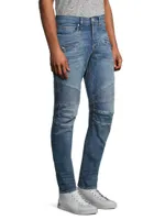 Blinder Biker V2 Ribbed Stretch Skinny Jeans