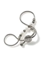 Classic Chain Sterling Silver & Freshwater Pearl Bracelet