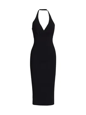 Valorie Halter Sheath Cocktail Dress