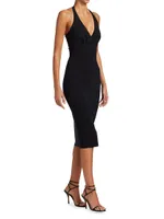 Valorie Halter Sheath Cocktail Dress