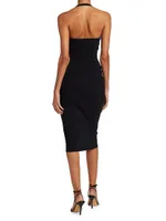 Valorie Halter Sheath Cocktail Dress