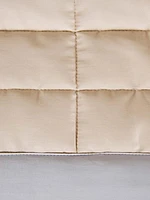 Rectangular 300 Thread Count Cotton Sateen Quilt