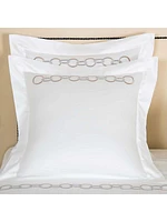 Links Embroidery 300 Thread Count Sham