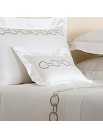 Links Embroidery 300 Thread Count Sham