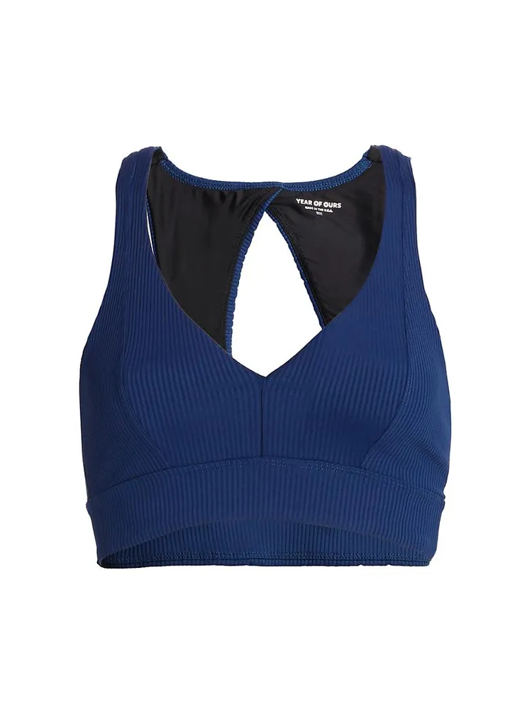 Victoria Ribbed Sports Bra