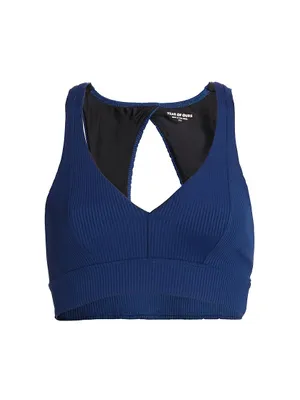 Victoria Ribbed Sports Bra