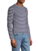 Long-Sleeve Striped T-Shirt