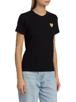 Embroidered Heart T-Shirt