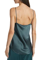 Marta Silk Cowl-Neck Camisole