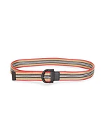 Double D-Ring Stripe Belt