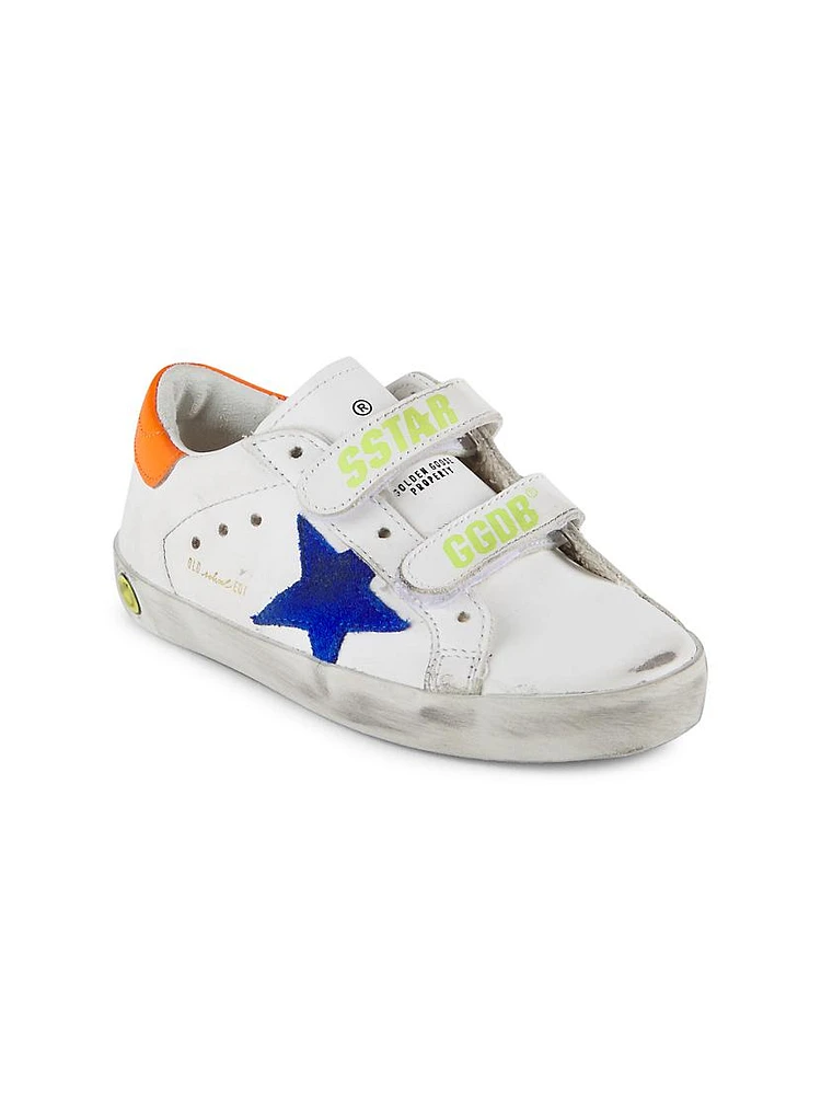 Baby & Kid's Old School Leather Sneakers