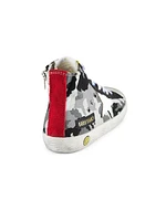 Baby's & Girl's Francy Camouflage Star Sneakers