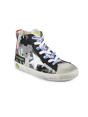 Baby's & Girl's Francy Camouflage Star Sneakers