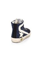 Baby's, Little Kid's & Slide High-Top Leather Star Wave Sneakers