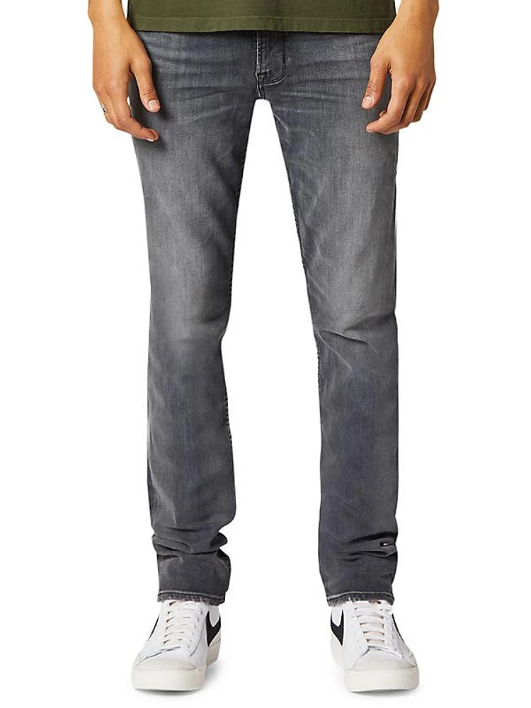 Blake Faded Stretch Slim-Straight Jeans