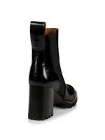 Mallory Lug-Sole Leather Chelsea Boots