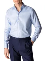 Contemporary-Fit Diagonal Stripe Dress Shirt