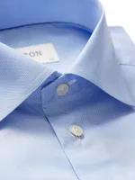 Slim-Fit Check Dress Shirt