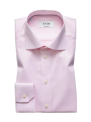 Contemporary-Fit Twill Dress Shirt