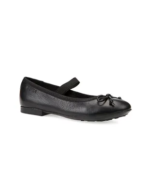 Little Girl's & Ple Leather Mary Janes