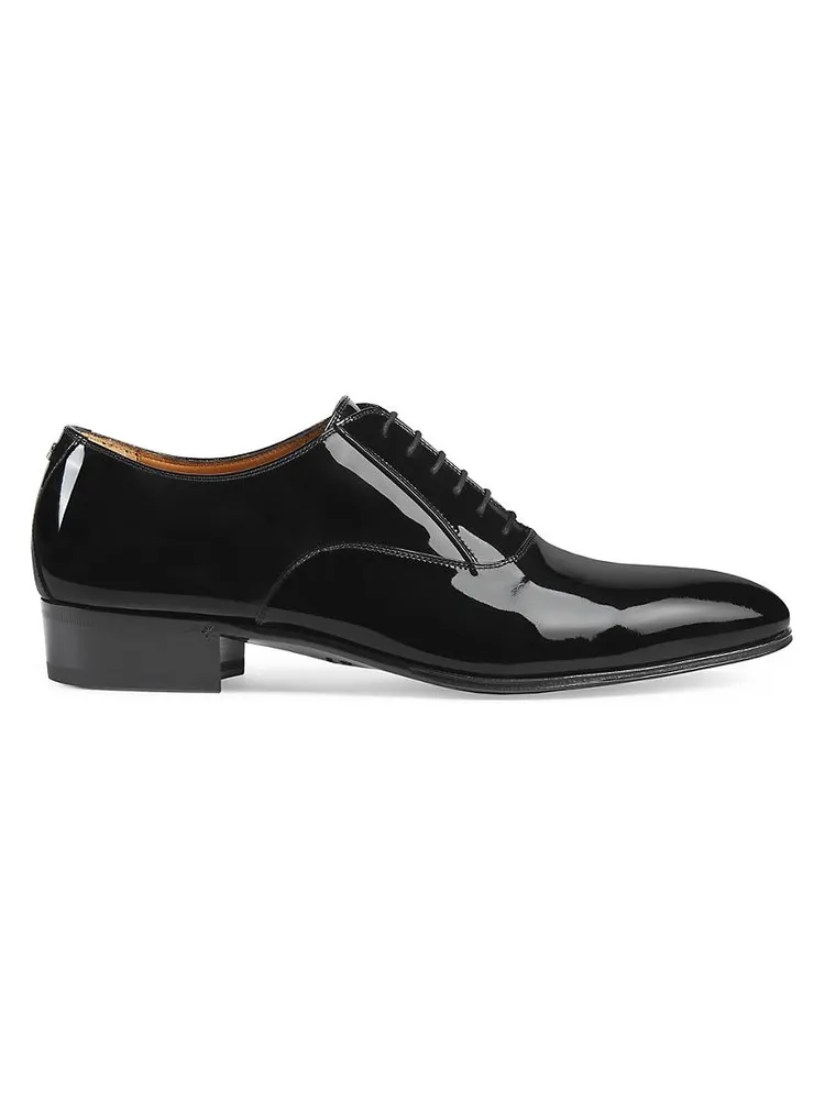 Worsh Patent Leather Lace-Up Shoes