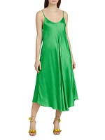 Lorraine Trapeze Slip Midi-Dress