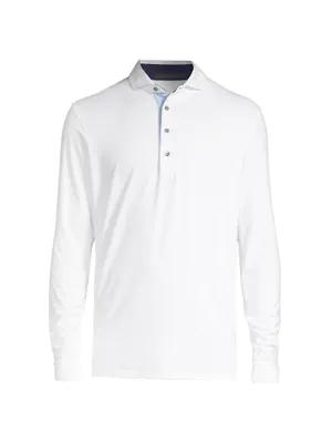 Classic-Fit Apache II Long-Sleeve Polo Shirt