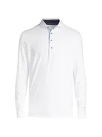 Classic-Fit Apache II Long-Sleeve Polo Shirt