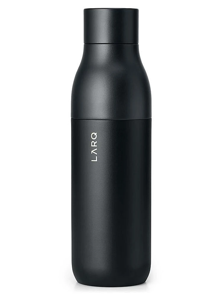 Obsidian Black Self Sanitizing Water Bottle