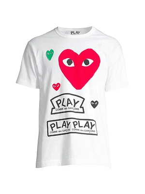 Play Multi Heart Graphic T-Shirt