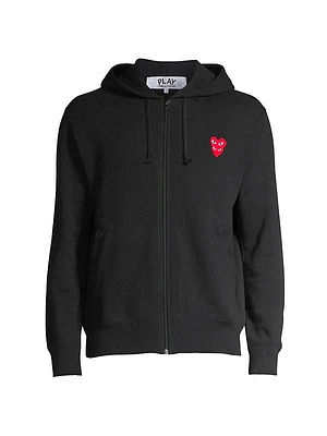 Play Double Heart Hoodie