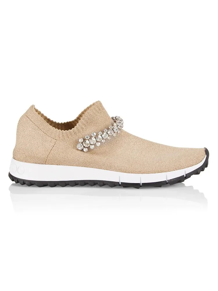 Verona Embellished Knit Trainers