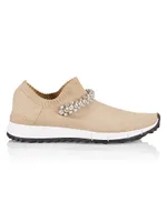 Verona Embellished Knit Trainers