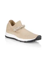 Verona Embellished Knit Trainers