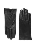 Touch Tech Leather & Knit Gloves