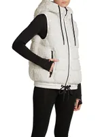 Eco Faux Fur Teddy Hooded Vest