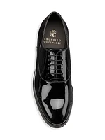 Patent Leather Tuxedo Shoes