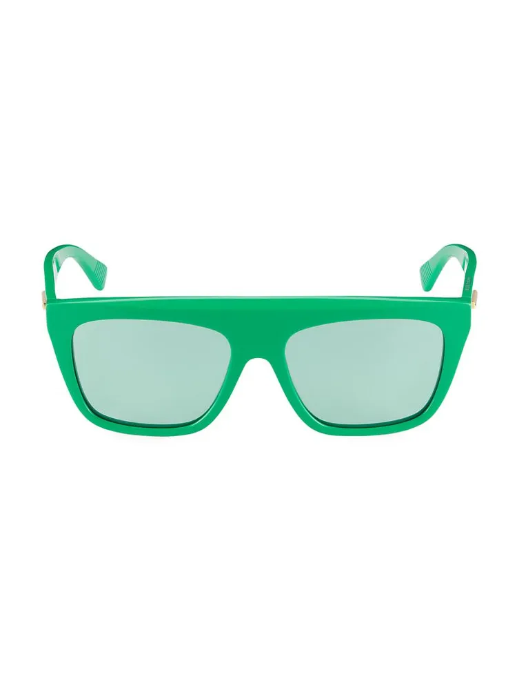 57MM Flat-Top Mask Sunglasses