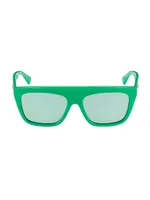 57MM Flat-Top Mask Sunglasses