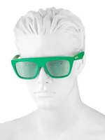 57MM Flat-Top Mask Sunglasses