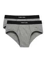 2-Pack Stretch-Cotton Logo Briefs