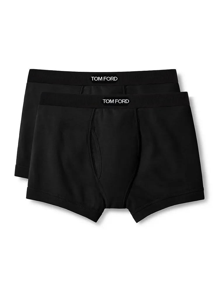 2-Pack Stretch-Cotton Logo Boxer Briefs