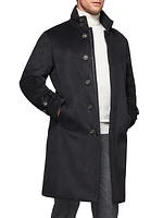 Pure Cashmere Down Topcoat