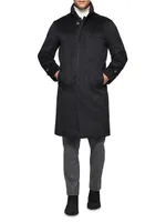 Pure Cashmere Down Topcoat