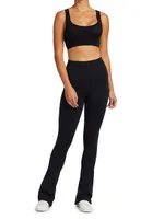 Raquel High-Waist Flared Leggings