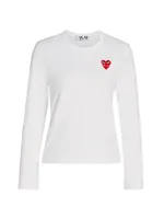 Long-Sleeve Double Heart T-Shirt