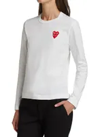 Long-Sleeve Double Heart T-Shirt