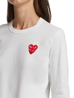 Long-Sleeve Double Heart T-Shirt